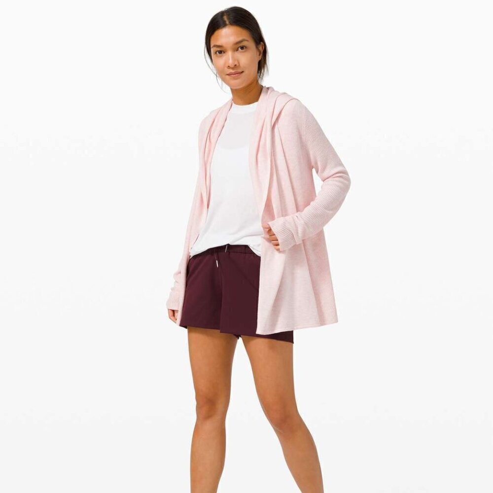 Lululemon Sundown Sweater Wrap Heathered Ballet Slipper